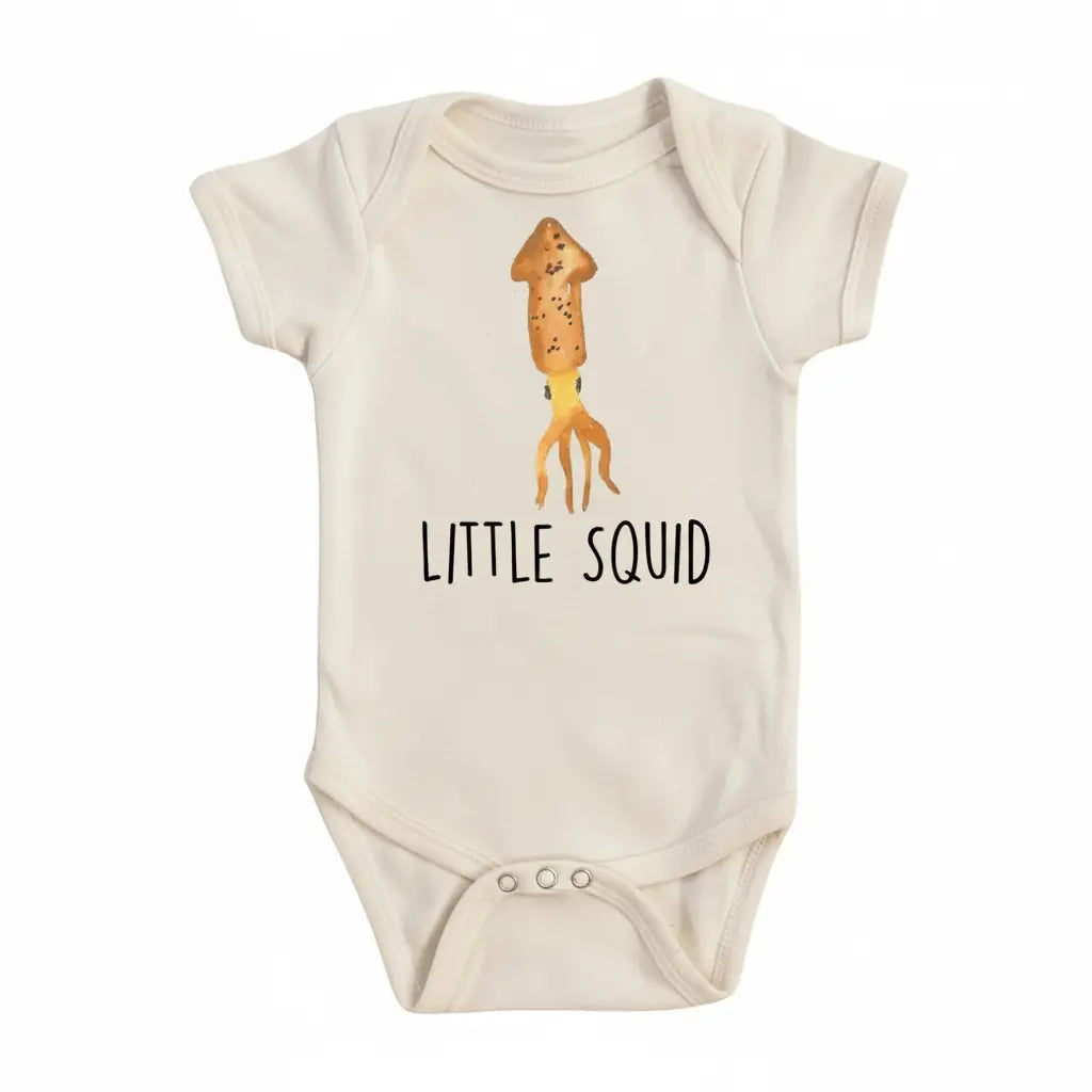 Squid Nautical - Baby Boy Girl Clothes Infant Bodysuit Funny Cute Newborn 1C  Funny Cute Onesie® | North Fork Forager LLC