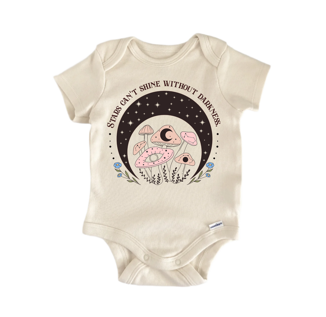 Stars Darkness Magic Mystical -  Baby Boy Girl Clothes Bodysuit Funny Cute Newborn  Funny Cute Onesie® | North Fork Forager LLC