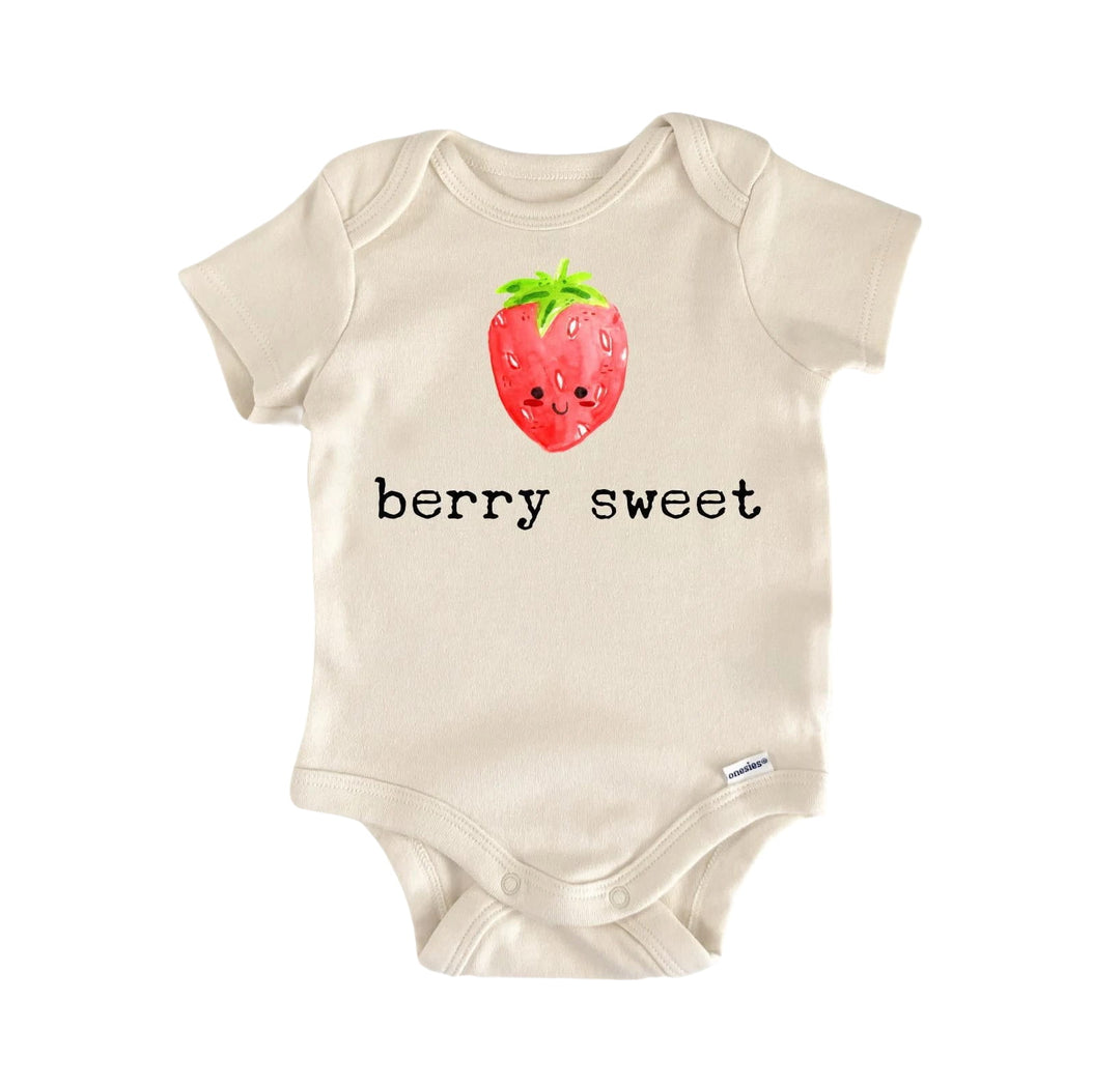 Strawberry Berry Fruit - Baby Boy Girl Clothes Infant Bodysuit Funny Cute Newborn  Funny Cute Onesie® | North Fork Forager LLC