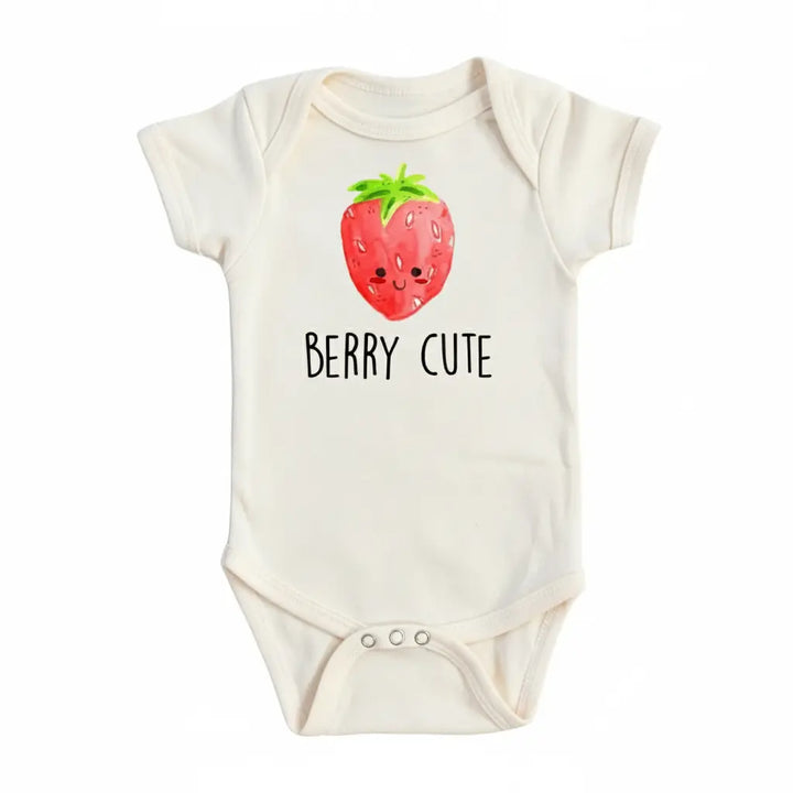Strawberry Cute - Baby Boy Girl Clothes Infant Onesie® Funny Cute Newborn 1AGS1  Funny Cute Onesie® | North Fork Forager LLC