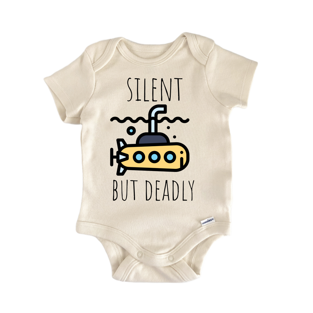 Submarine Sailor Boat - Baby Bodysuit  Funny Cute Onesie® | North Fork Forager LLC