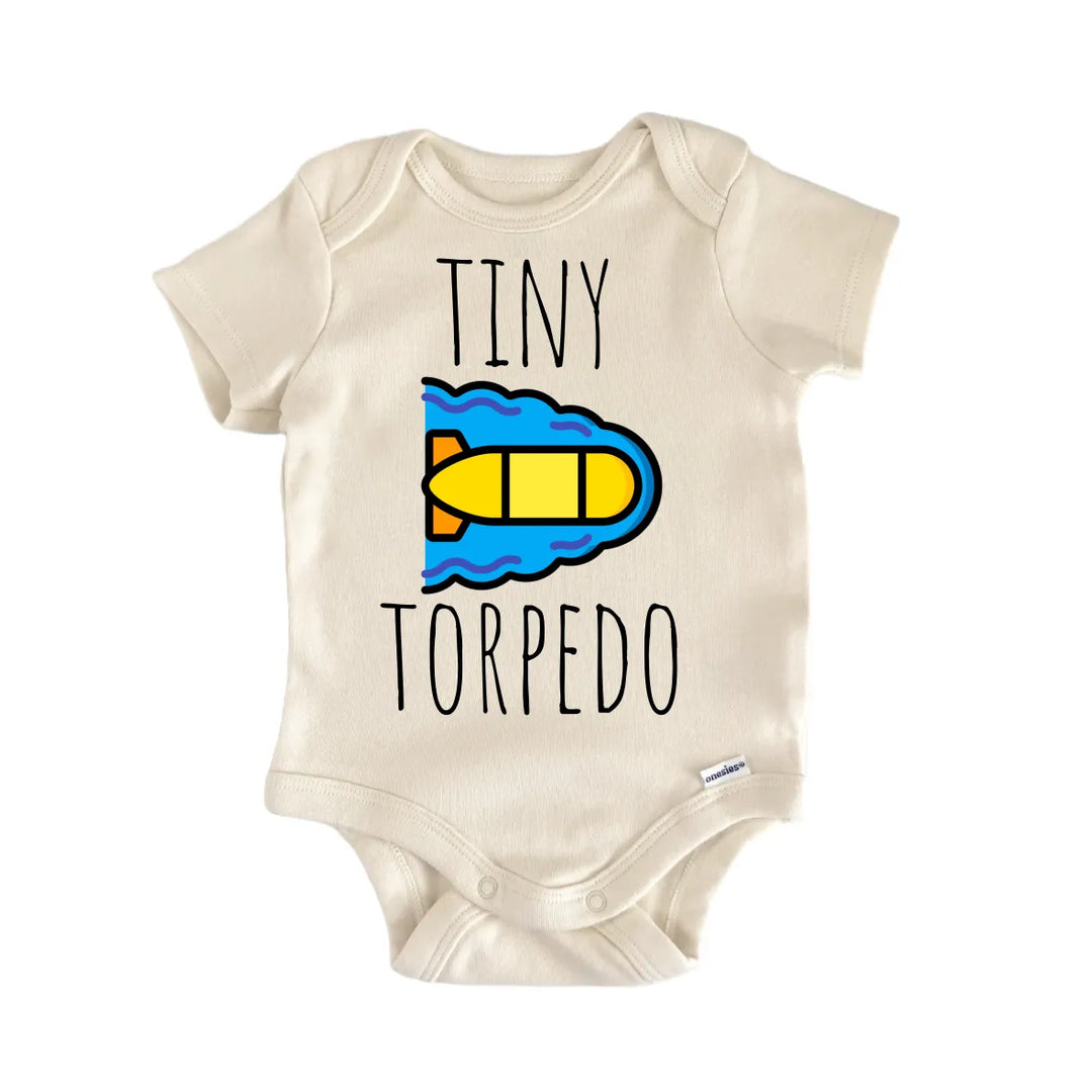 Submarine Torpedo Military - Baby Bodysuit  Funny Cute Onesie® | North Fork Forager LLC