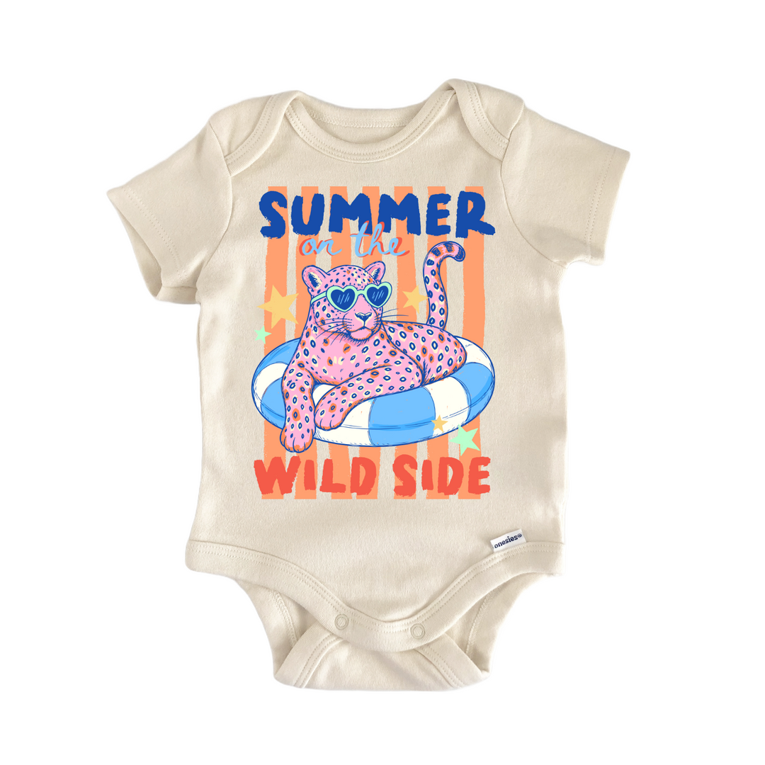 Summer Animal Cheetah Wild Baby Gift Baby Onesie® Bodysuit
