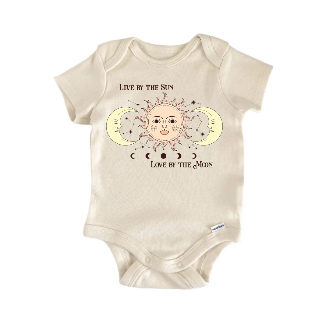 Sun Moon Magic Mystical -  Baby Boy Girl Clothes Infant Bodysuit Funny Cute Newborn  Funny Cute Onesie® | North Fork Forager LLC