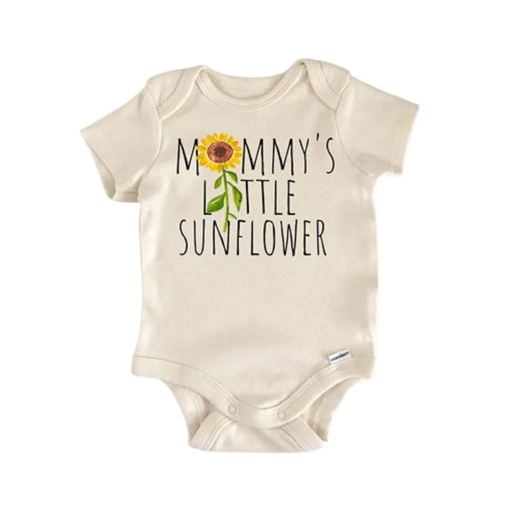 Sunflower Floral Spring - Baby Boy Girl Clothes Infant Onesie® Funny Cute Newborn GS1 BBY  Funny Cute Onesie® | North Fork Forager LLC