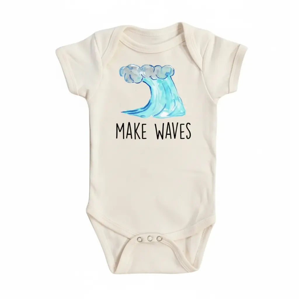 Surfer Waves - Baby Boy Girl Clothes Infant Bodysuit Funny Cute Newborn  Funny Cute Onesie® | North Fork Forager LLC