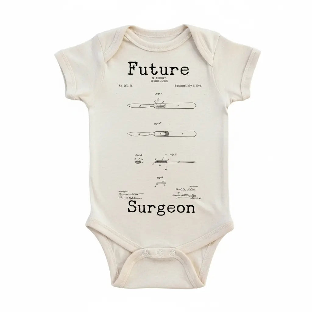 Surgeon Patent - Baby Boy Girl Clothes Infant Bodysuit Funny Cute Newborn  Funny Cute Onesie® | North Fork Forager LLC