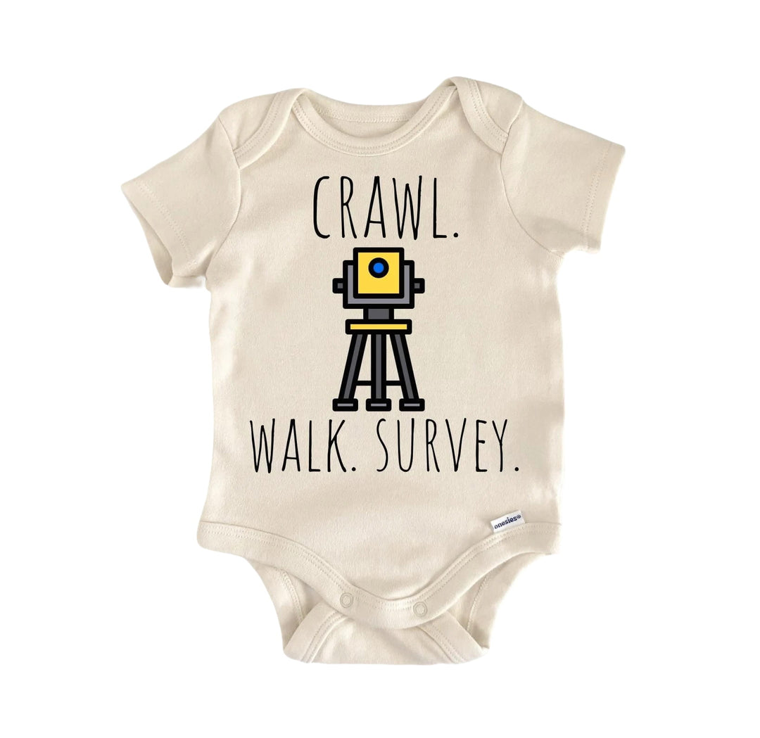 Surveyor Survey - Baby Boy Girl Clothes Infant Bodysuit Funny Cute  Funny Cute Onesie® | North Fork Forager LLC