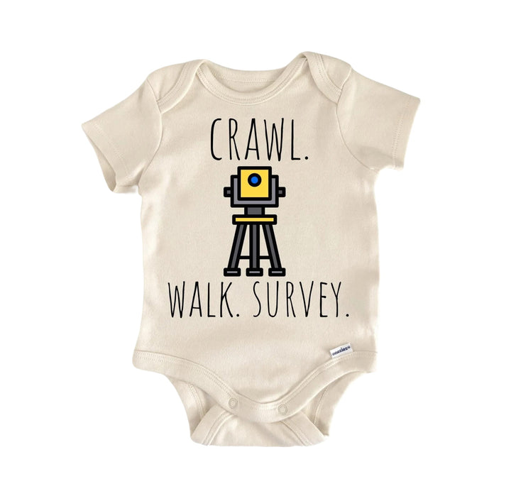 Surveyor Survey - Baby Boy Girl Clothes Infant Bodysuit Funny Cute  Funny Cute Onesie® | North Fork Forager LLC