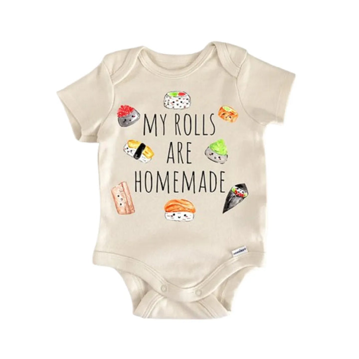 Sushi Foodie Food Rolls - Baby Boy Girl Clothes Infant Onesie® Funny Cute Newborn GS1 BBY  Funny Cute Onesie® | North Fork Forager LLC