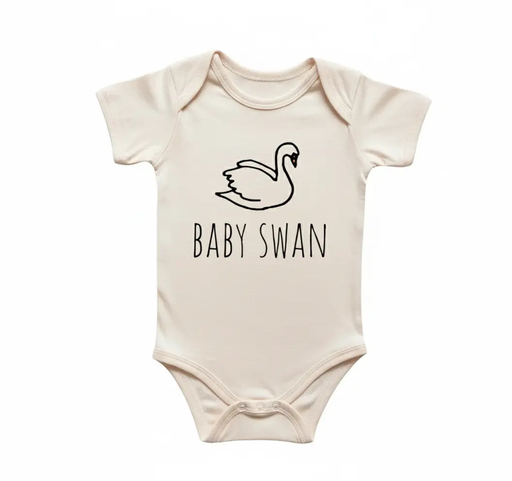 Baby Swan Bird - Baby Boy Girl Clothes Infant Onesie® Funny Cute Newborn GS1  Funny Cute Onesie® | North Fork Forager LLC