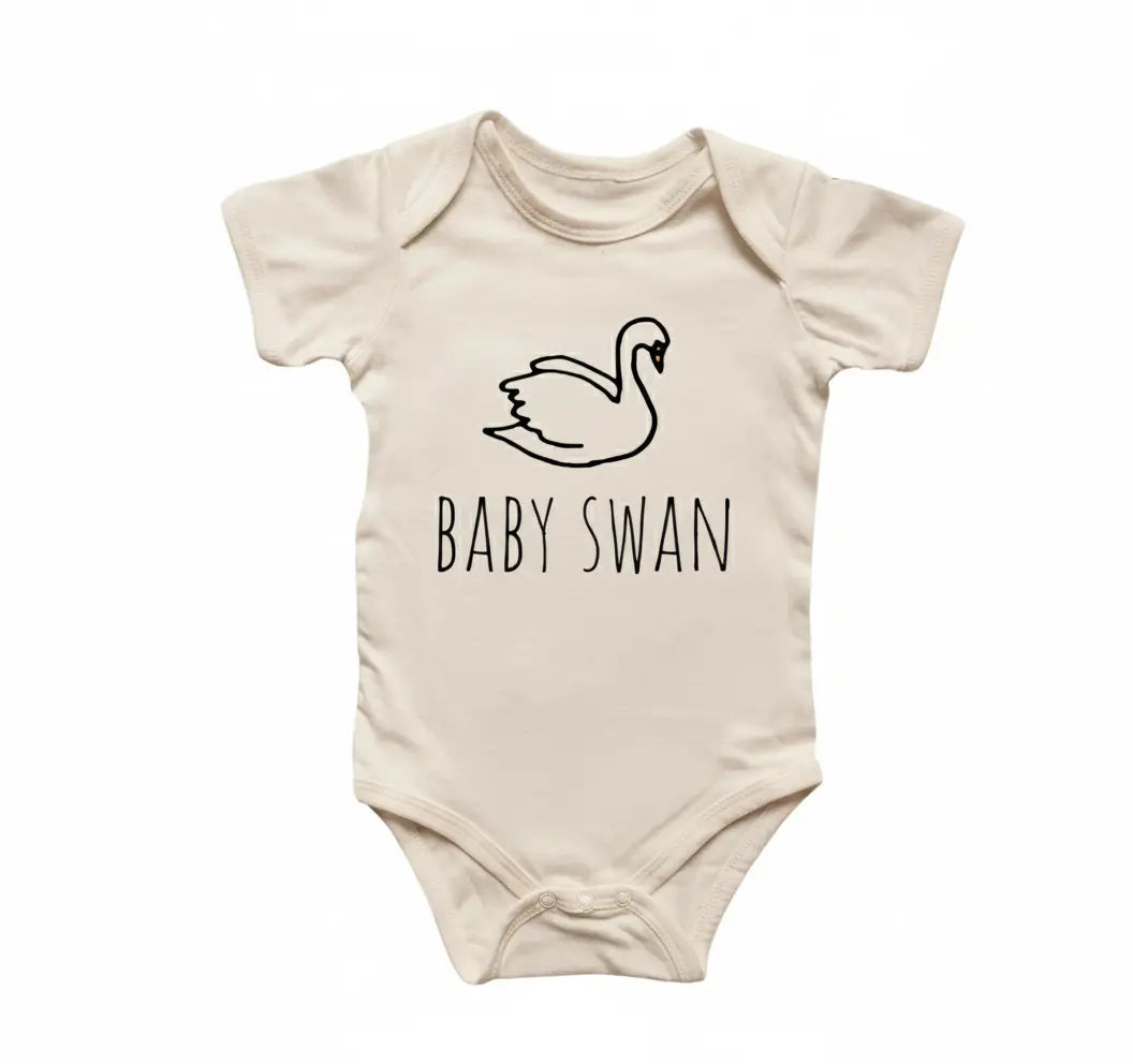 Baby Swan Bird - Baby Boy Girl Clothes Infant Bodysuit Funny Cute Newborn  Funny Cute Onesie® | North Fork Forager LLC