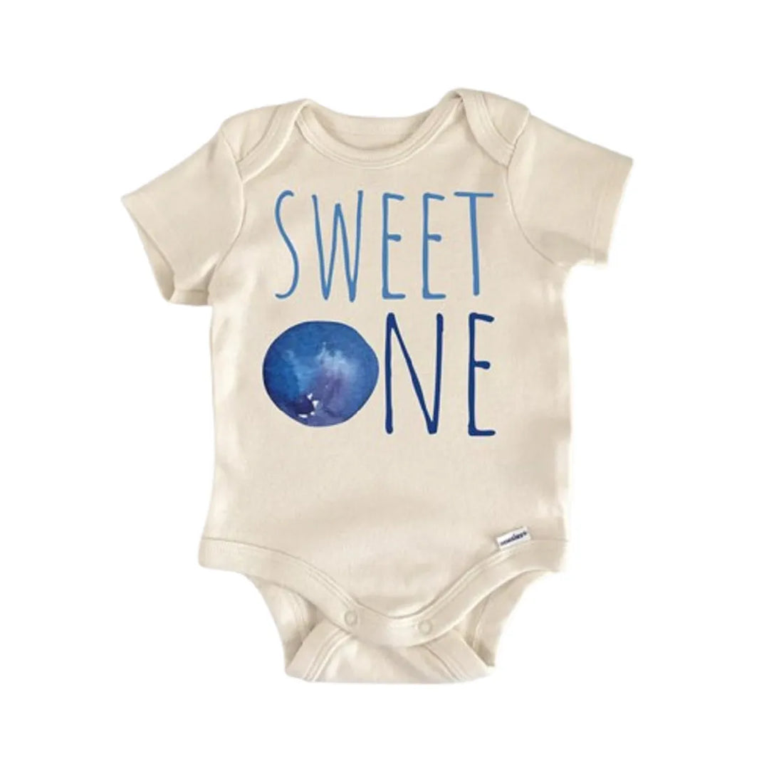 Sweet One Blueberry Birthday - Baby Boy Girl Clothes Infant Onesie® Funny Cute Newborn GS1  Funny Cute Onesie® | North Fork Forager LLC