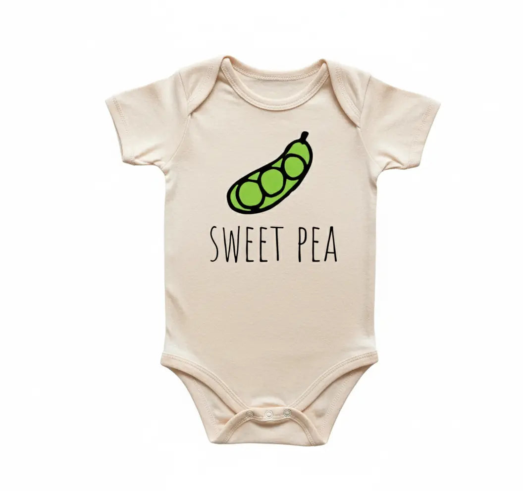 Sweet Pea - Baby Boy Girl Clothes Infant Onesie® Funny Cute Newborn GS1  Funny Cute Onesie® | North Fork Forager LLC
