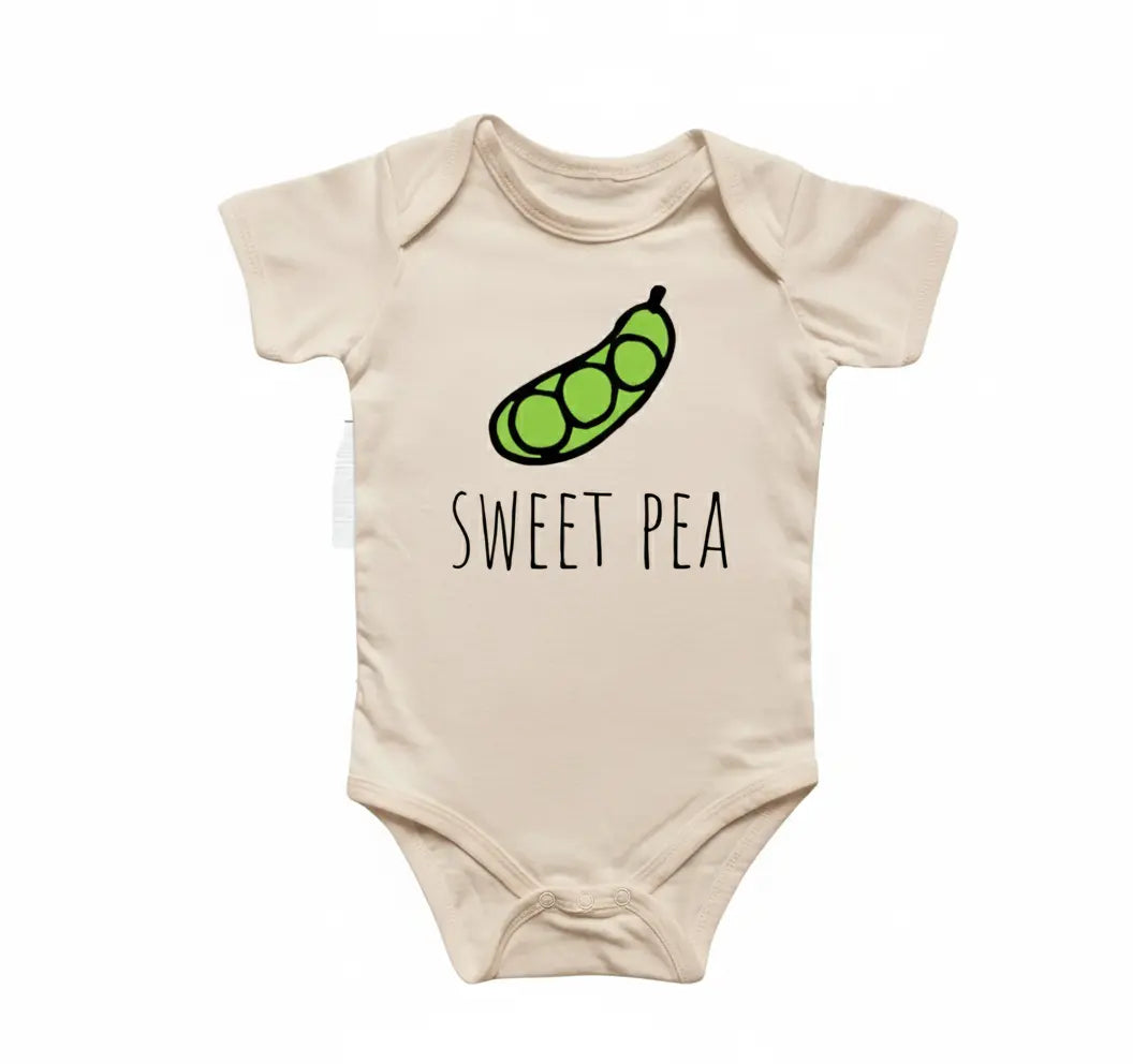 Sweet Pea - Baby Boy Girl Clothes Infant Bodysuit Funny Cute Newborn  Funny Cute Onesie® | North Fork Forager LLC