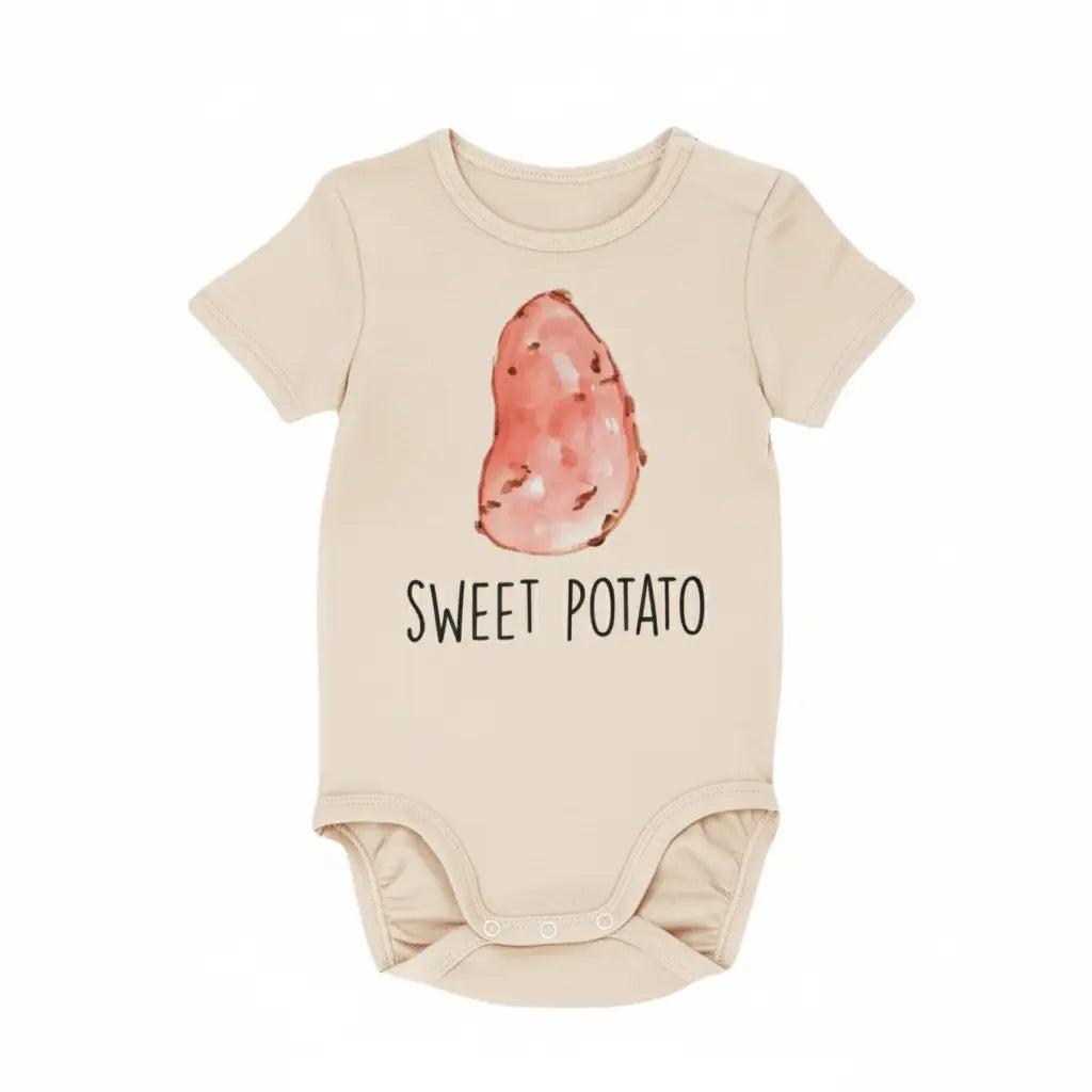 Sweet Potato - Baby Boy Girl Clothes Infant Onesie® Funny Cute Newborn GS1  Funny Cute Onesie® | North Fork Forager LLC