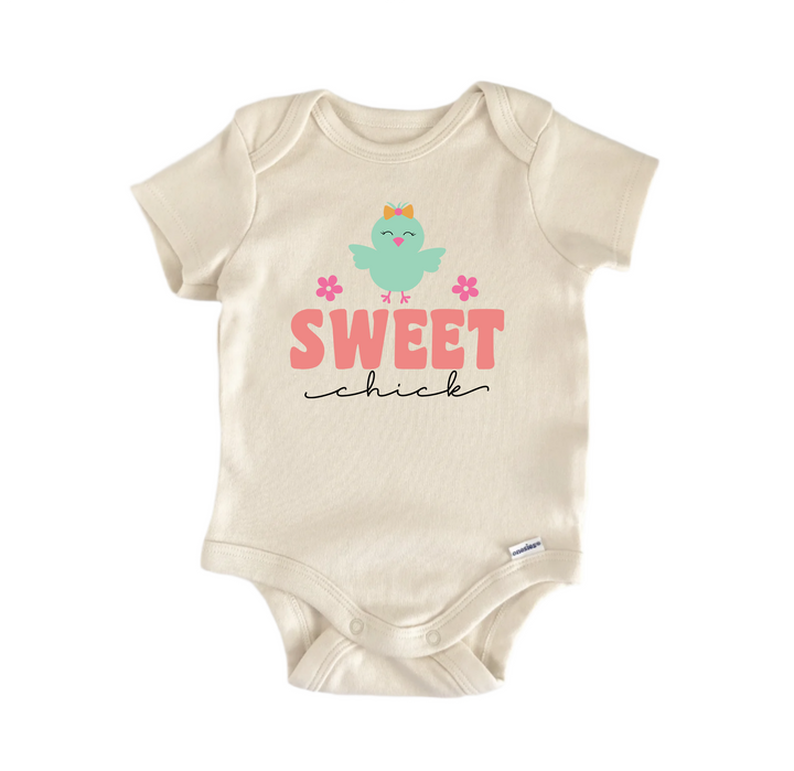 Sweet Chick Easter -  Baby Boy Girl Clothes  Bodysuit Funny Cute