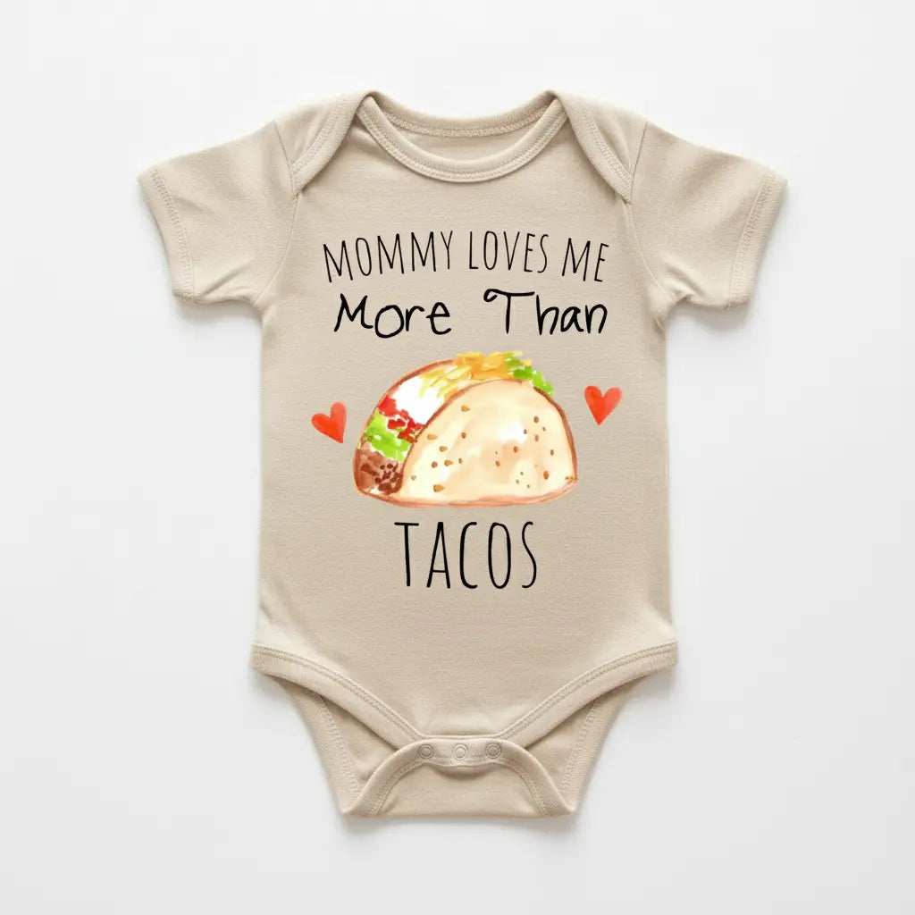 Taco Love - Baby Boy Girl Clothes Infant Onesie® Funny Cute Newborn GS1  Funny Cute Onesie® | North Fork Forager LLC