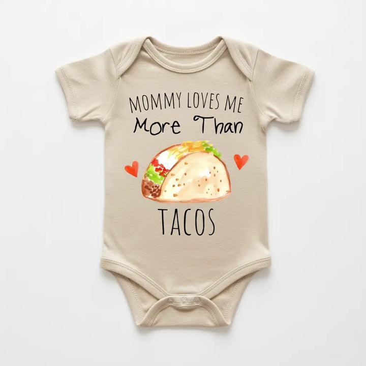 Taco Love - Baby Boy Girl Clothes Infant Onesie® Funny Cute Newborn GS1  Funny Cute Onesie® | North Fork Forager LLC