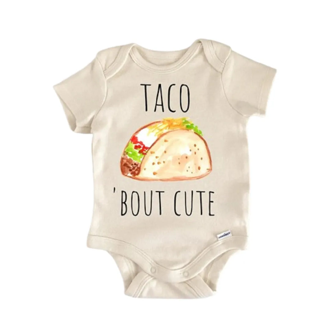 Taco Mexican  Food Foodie - Baby Boy Girl Clothes Infant Onesie® Funny Newborn Cute GS1 BBY  Funny Cute Onesie® | North Fork Forager LLC