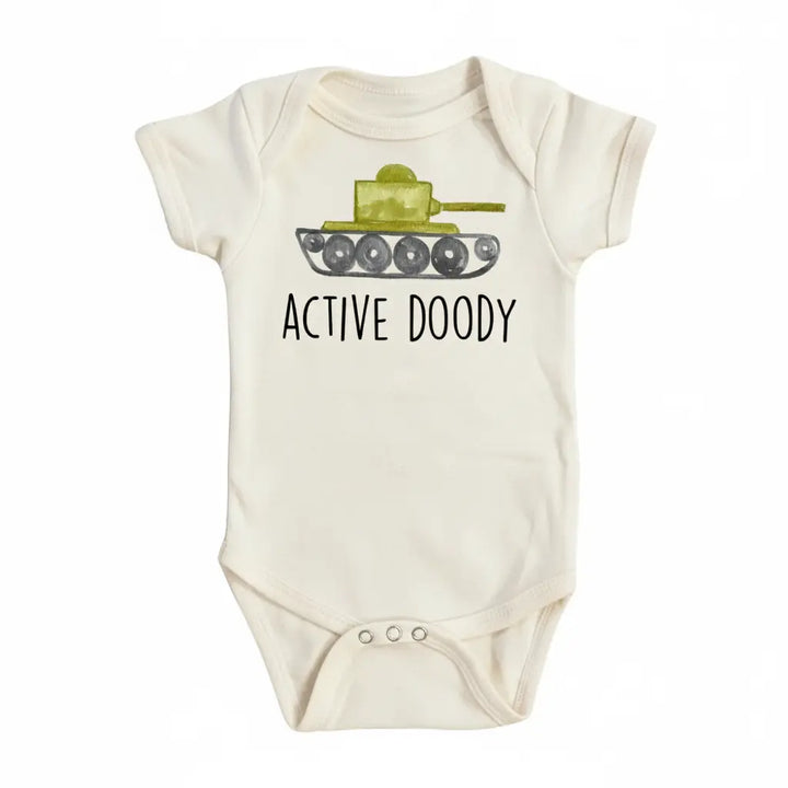 Tank Doody - Baby Boy Girl Clothes Infant Onesie® Funny Cute Newborn GS1  Funny Cute Onesie® | North Fork Forager LLC