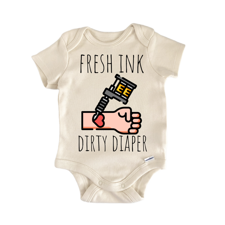 Tattoo Parlor Artist - Baby Bodysuit  Funny Cute Onesie® | North Fork Forager LLC