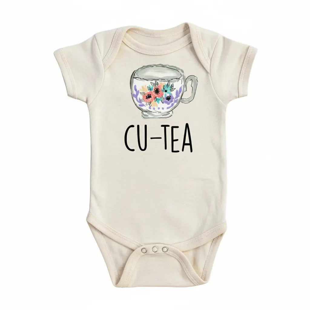 Tea Cup Cutie - Baby Boy Girl Clothes Infant Bodysuit Funny Cute Newborn  Funny Cute Onesie® | North Fork Forager LLC