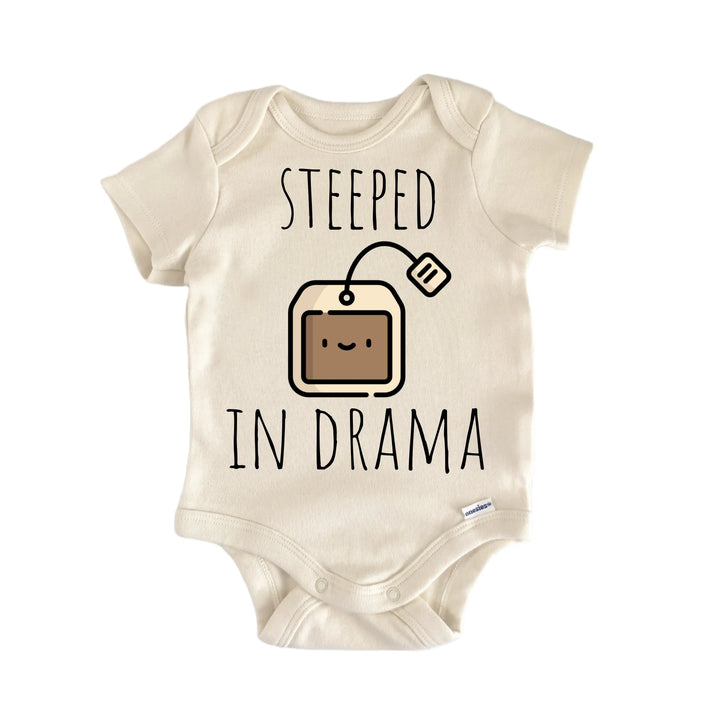Tea Matcha Coffee - Baby Bodysuit  Funny Cute Onesie® | North Fork Forager LLC