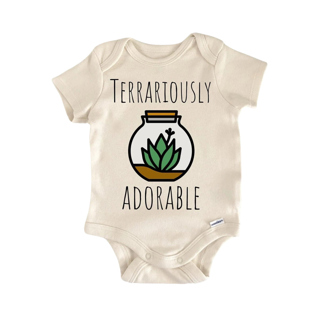 Terrarium Plant - Baby Boy Girl Clothes Infant Bodysuit Funny Cute  Funny Cute Onesie® | North Fork Forager LLC