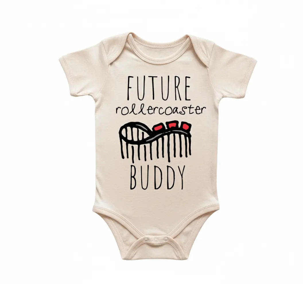 Theme Park Roller Coaster - Baby Boy Girl Clothes Infant Onesie® Funny Cute Newborn GS1  Funny Cute Onesie® | North Fork Forager LLC