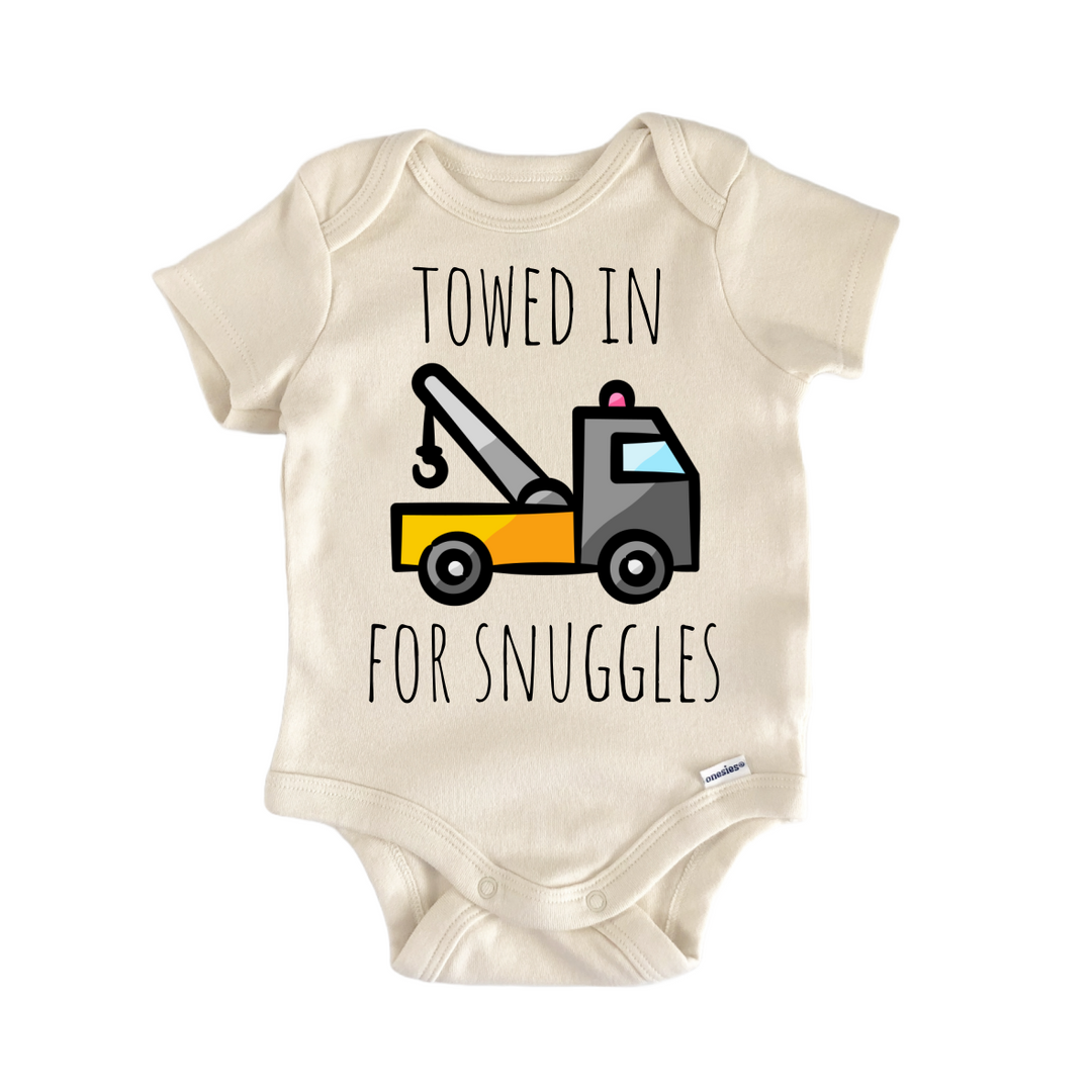Tow Truck Driver - Baby Bodysuit  Funny Cute Onesie® | North Fork Forager LLC