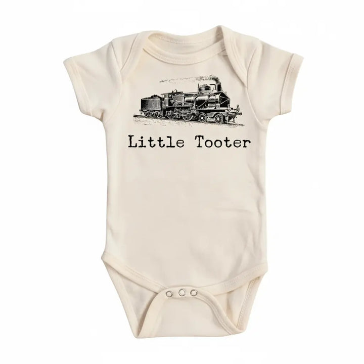 Train Little Tooter - Baby Boy Girl Clothes Infant Bodysuit Funny Cute Newborn  Funny Cute Onesie® | North Fork Forager LLC