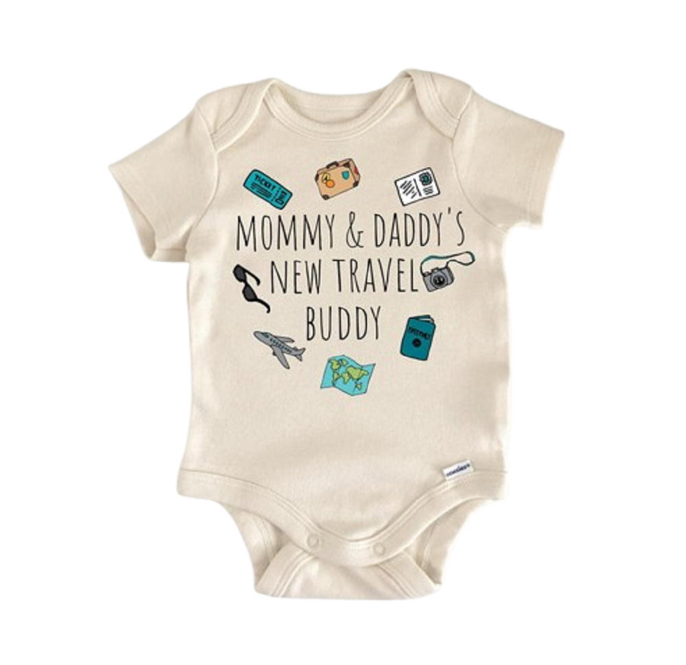 Travel Adventure Airplane - Baby Boy Girl Clothes Infant Bodysuit Funny Cute Newborn  Funny Cute Onesie® | North Fork Forager LLC