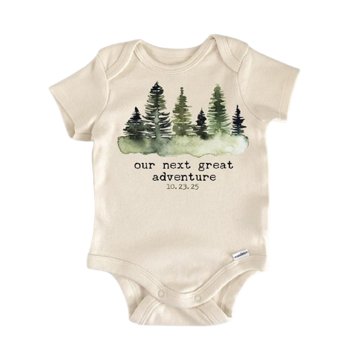 Travel Adventure Forest - Baby Boy Girl Clothes Infant Bodysuit Funny Cute Newborn  Funny Cute Onesie® | North Fork Forager LLC