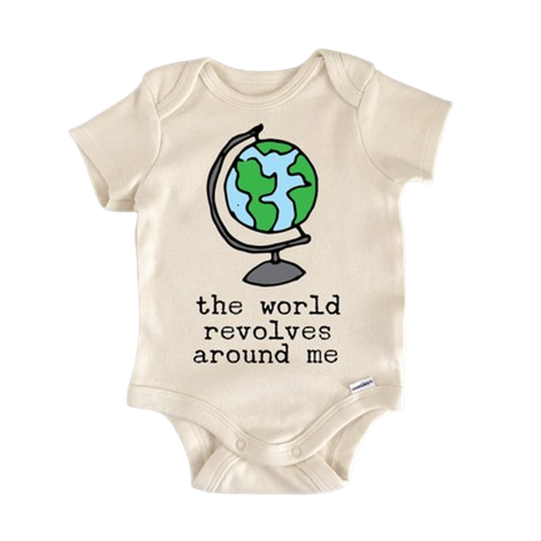 Travel Globe Adventure  - Baby Boy Girl Clothes Infant Bodysuit Funny Cute Newborn  Funny Cute Onesie® | North Fork Forager LLC