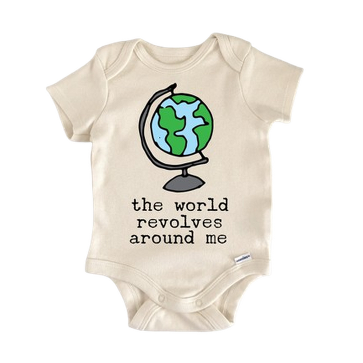 Travel Globe Adventure  - Baby Boy Girl Clothes Infant Bodysuit Funny Cute Newborn  Funny Cute Onesie® | North Fork Forager LLC