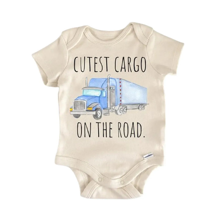 Trucking Trucker Truck - Baby Boy Girl Clothes Infant Onesie® Funny Cute Newborn GS1  Funny Cute Onesie® | North Fork Forager LLC