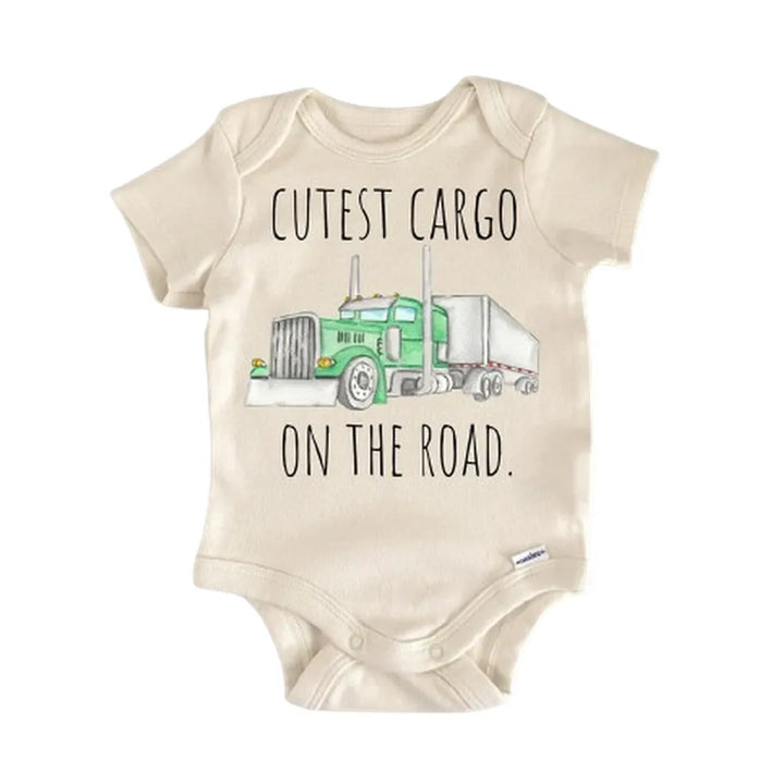 Trucking Trucker Truck - Baby Boy Girl Clothes Infant Onesie® Funny Cute Newborn GS1  Funny Cute Onesie® | North Fork Forager LLC