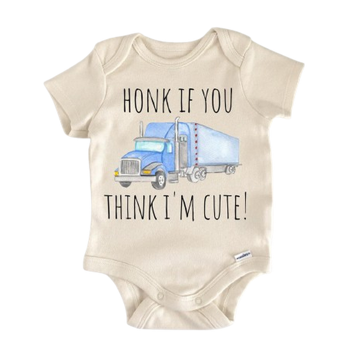 Trucking Trucker Truck - Baby Boy Girl Clothes Infant Bodysuit Funny Cute Newborn  Funny Cute Onesie® | North Fork Forager LLC