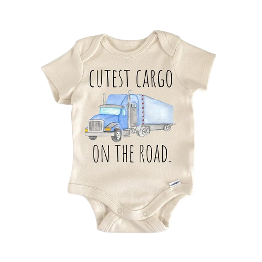 Trucking Trucker Truck - Baby Boy Girl Clothes Infant Bodysuit Funny Cute Newborn  Funny Cute Onesie® | North Fork Forager LLC