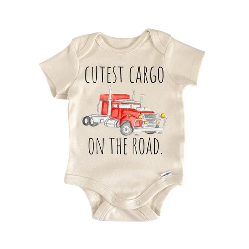 Trucking Trucker Truck - Baby Boy Girl Clothes Infant Bodysuit Funny Cute Newborn  Funny Cute Onesie® | North Fork Forager LLC