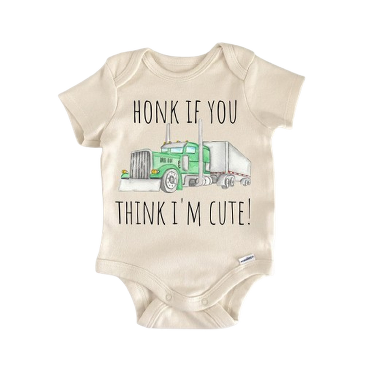Trucking Trucker Truck - Baby Boy Girl Clothes Infant Bodysuit Funny Cute Newborn  Funny Cute Onesie® | North Fork Forager LLC