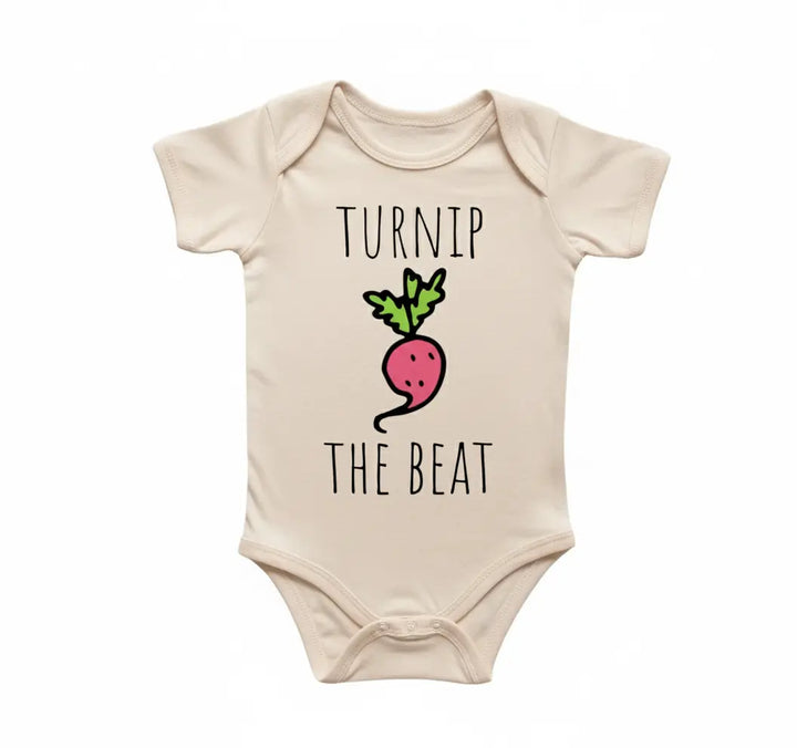 Turnip Vegan Vegetable - Baby Boy Girl Clothes Infant Bodysuit Funny Cute Newborn  Funny Cute Onesie® | North Fork Forager LLC