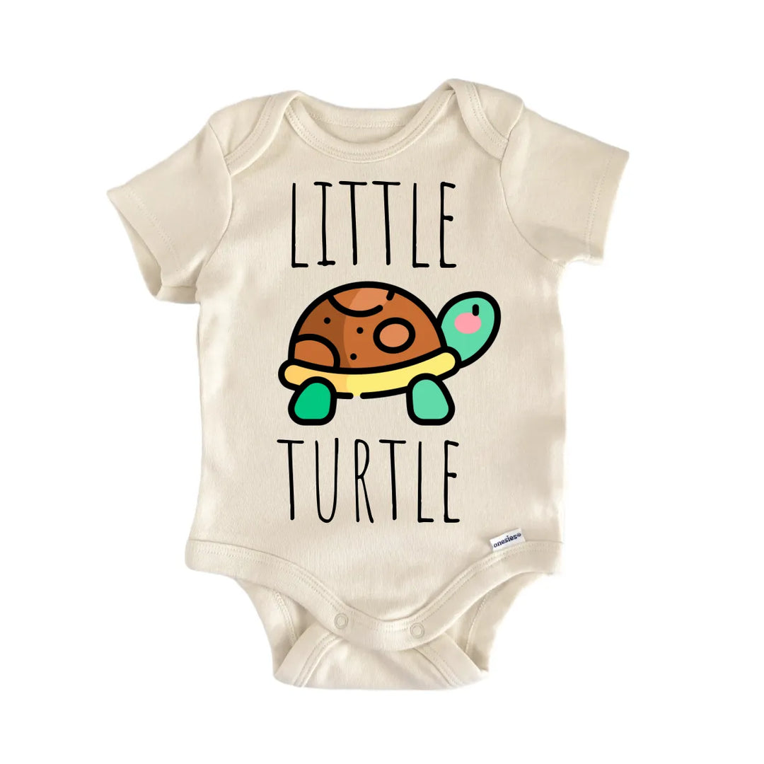 Turtle Tortoise - Baby Bodysuit  Funny Cute Onesie® | North Fork Forager LLC