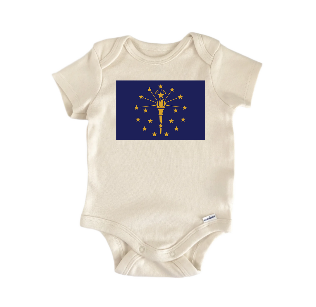 Indiana - Baby Boy Girl Clothes Infant Bodysuit Funny Cute  Funny Cute Onesie® | North Fork Forager LLC