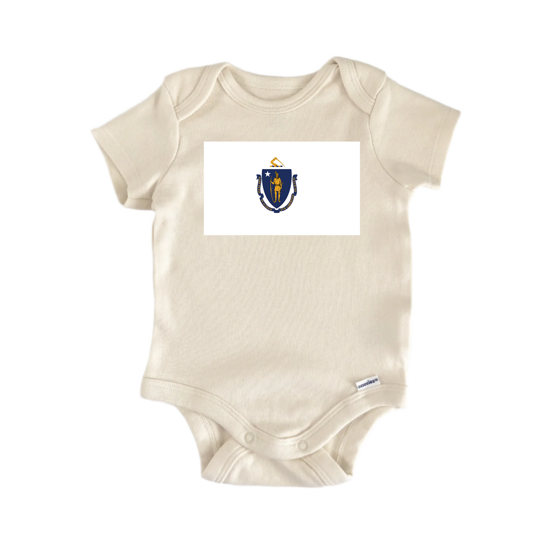 Massachusetts  - Baby Boy Girl Clothes Infant Bodysuit Funny Cute