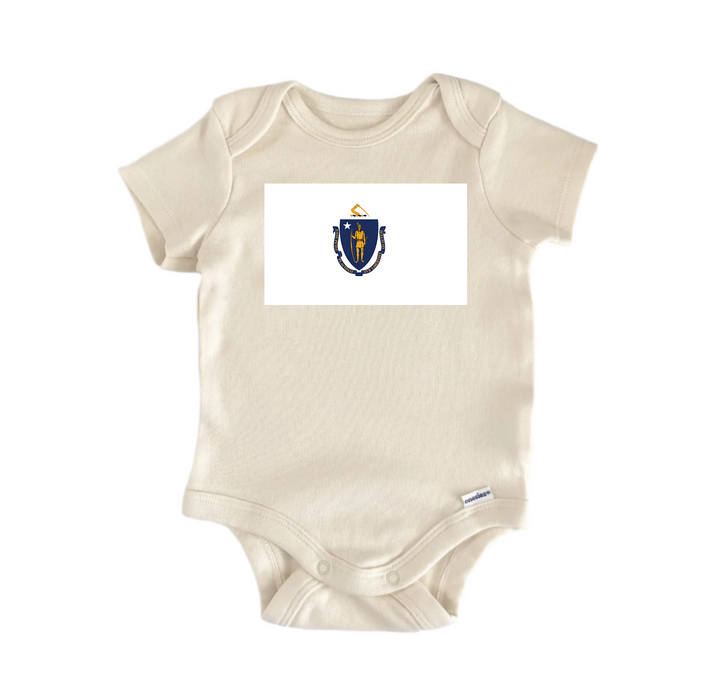 Massachusetts  - Baby Boy Girl Clothes Infant Bodysuit Funny Cute