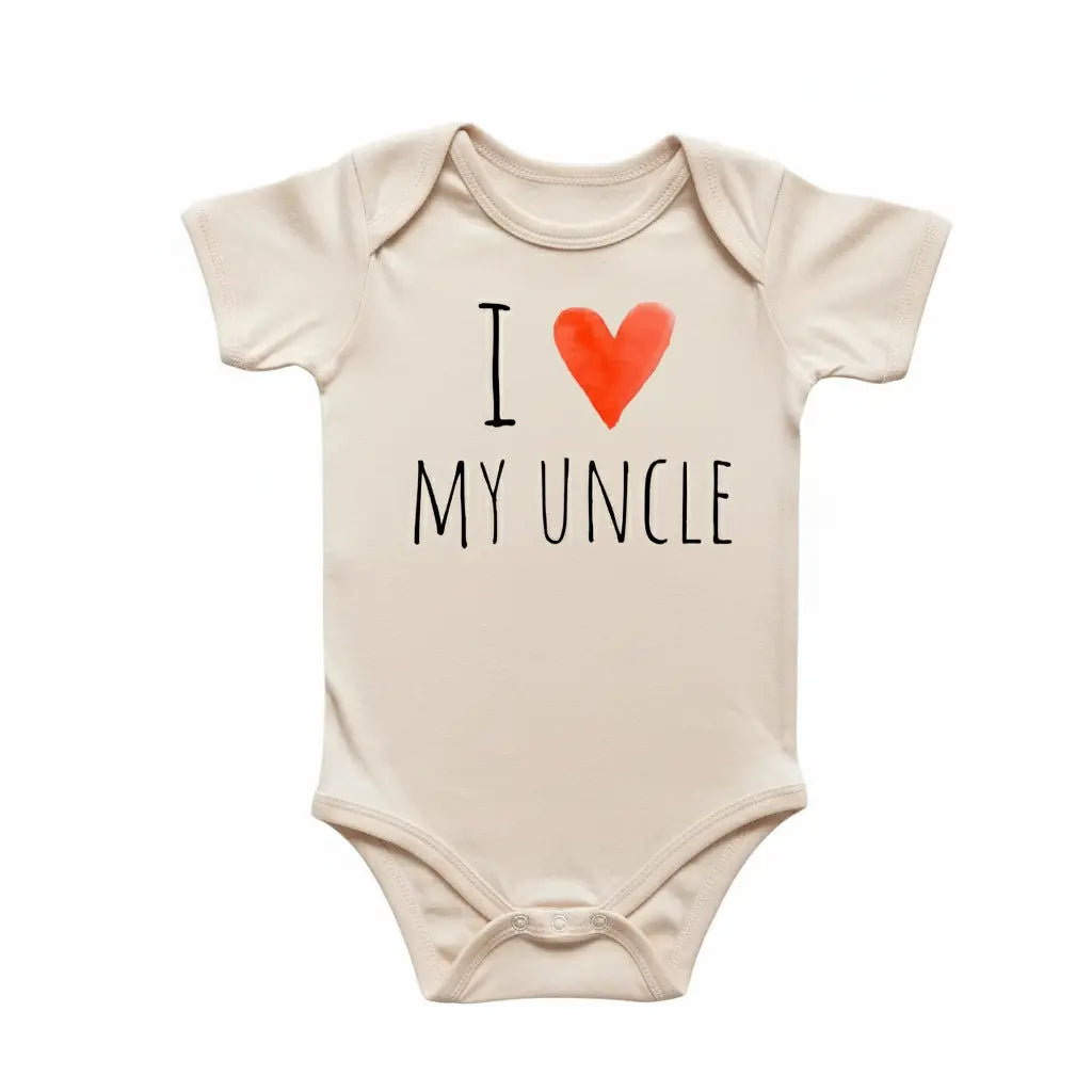 Uncle Love  - Baby Boy Girl Clothes Infant Onesie® Funny Cute Newborn GS1  Funny Cute Onesie® | North Fork Forager LLC
