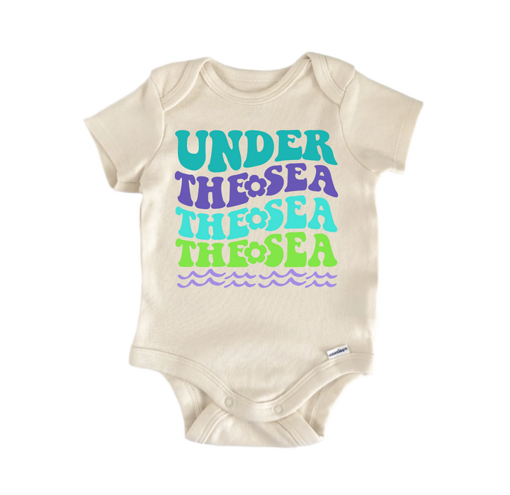 Under the Sea Beach Mermaid -  Baby Boy Girl Clothes  Bodysuit Funny