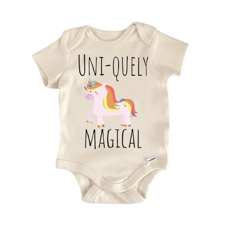 Unicorn Magical Magic - Baby Boy Girl Clothes Infant Bodysuit Funny Cute Newborn  Funny Cute Onesie® | North Fork Forager LLC